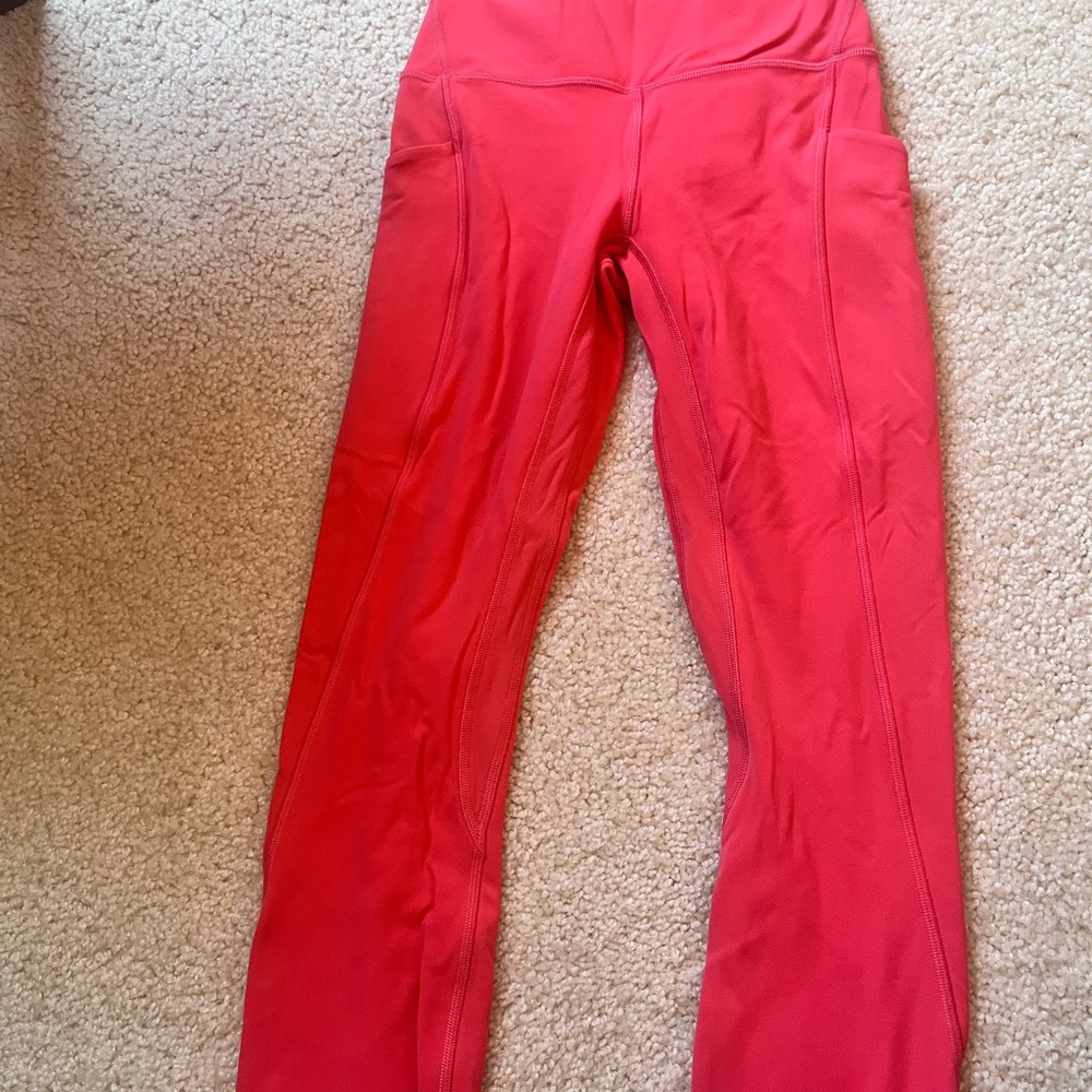 Lululemon Athletica Coral Leggings